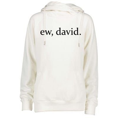 Ew, David Womens Funnel Neck Pullover Hood