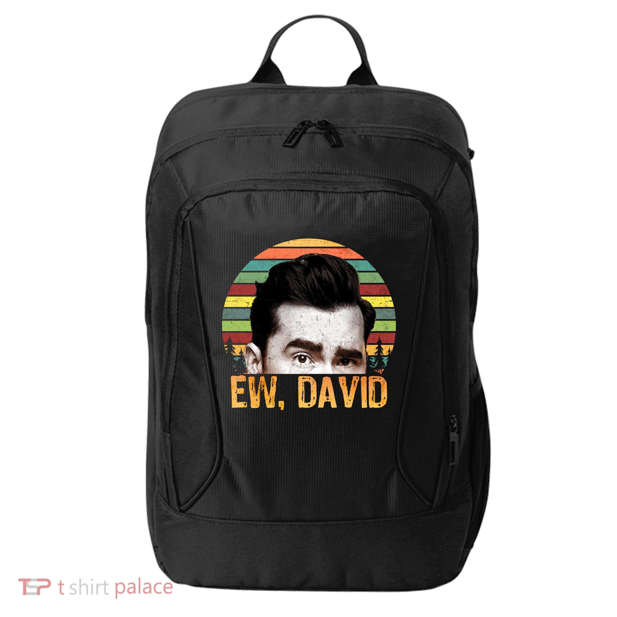 Ew David Funny Retro City Backpack