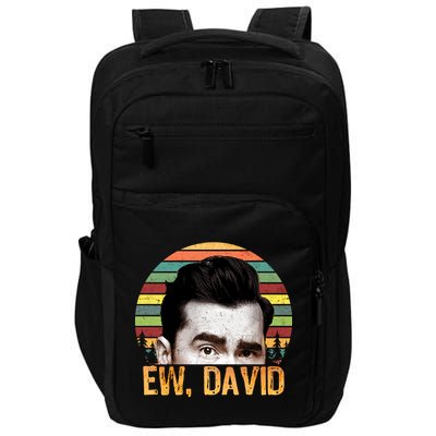 Ew David Funny Retro Impact Tech Backpack