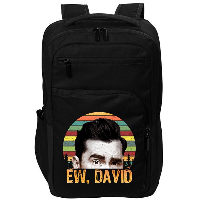 Ew David Funny Retro Impact Tech Backpack