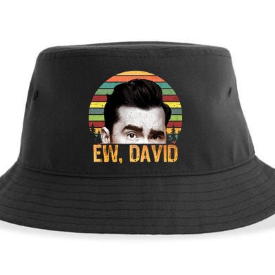 Ew David Funny Retro Sustainable Bucket Hat
