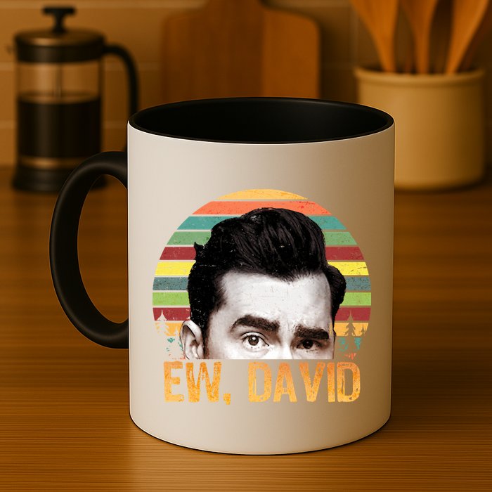 Ew David Funny Retro Mug