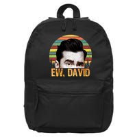 Ew David Funny Retro 16 in Basic Backpack