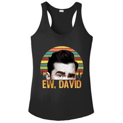 Ew David Funny Retro Ladies PosiCharge Competitor Racerback Tank