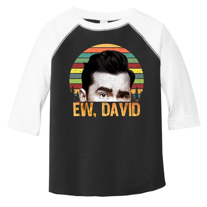 Ew David Funny Retro Toddler Fine Jersey T-Shirt
