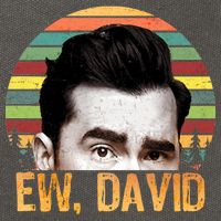 Ew David Funny Retro Cotton Canvas Backpack