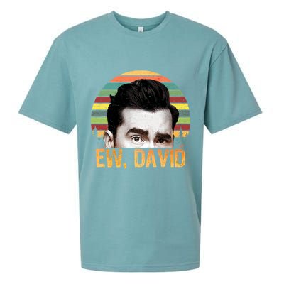 Ew David Funny Retro Sueded Cloud Jersey T-Shirt