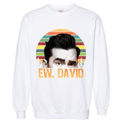 Ew David Funny Retro Garment-Dyed Sweatshirt
