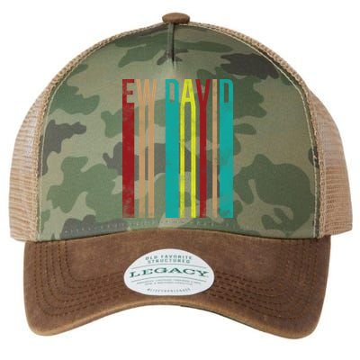 Ew David Retro Logo Legacy Tie Dye Trucker Hat