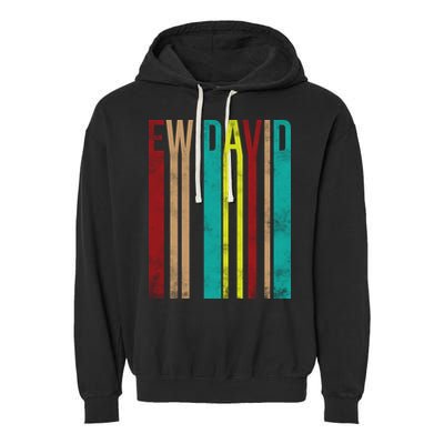 Ew David Retro Logo Garment-Dyed Fleece Hoodie