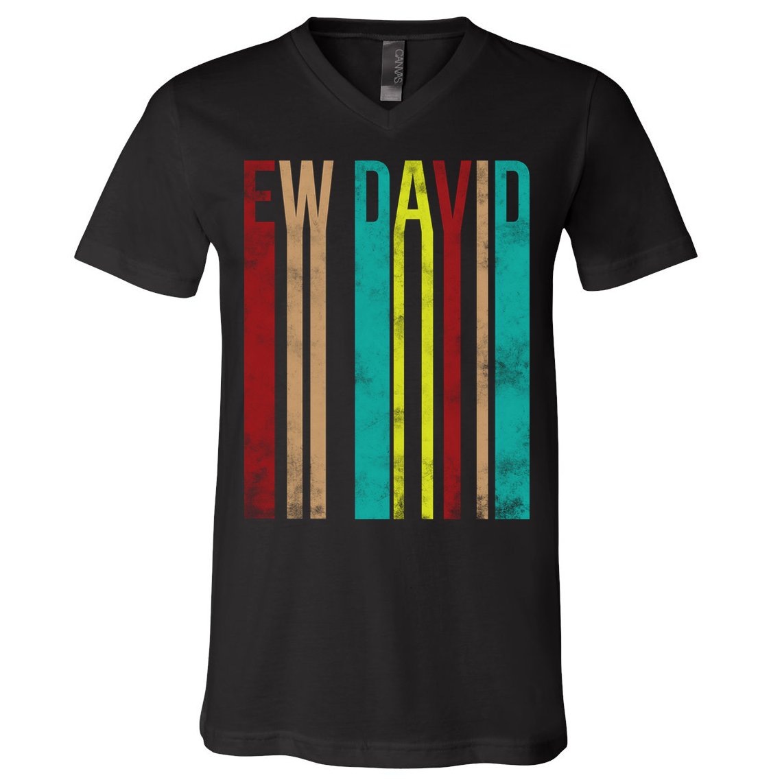 Ew David Retro Logo V-Neck T-Shirt