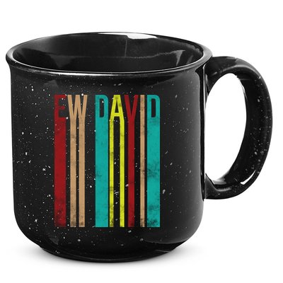 Ew David Retro Logo 15oz Campfire Ceramic Mug