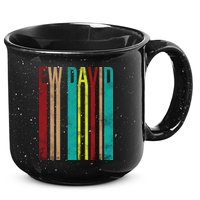 Ew David Retro Logo 15oz Campfire Ceramic Mug
