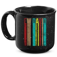 Ew David Retro Logo 15oz Campfire Ceramic Mug