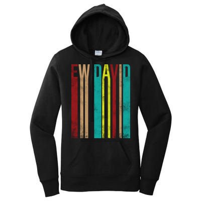 Ew David Retro Logo Women's Pullover Hoodie