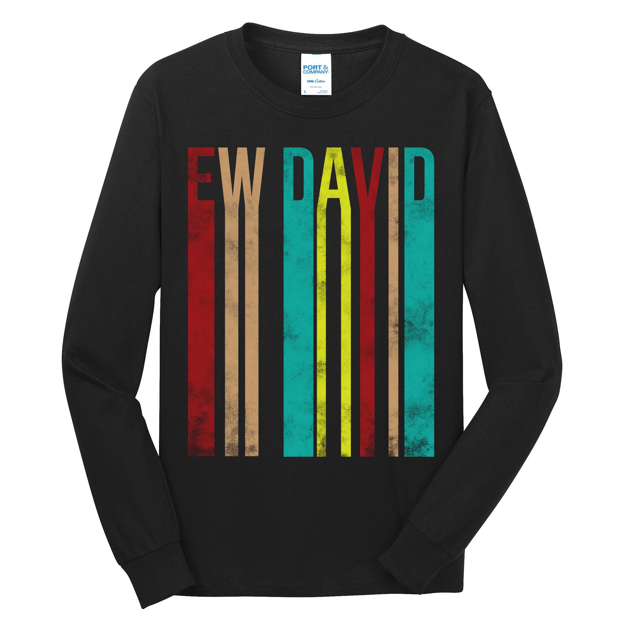 Ew David Retro Logo Tall Long Sleeve T-Shirt