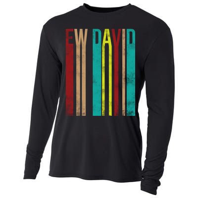 Ew David Retro Logo Cooling Performance Long Sleeve Crew