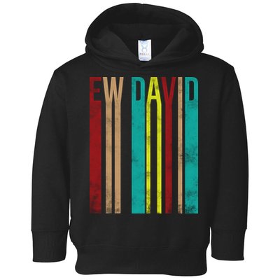 Ew David Retro Logo Toddler Hoodie