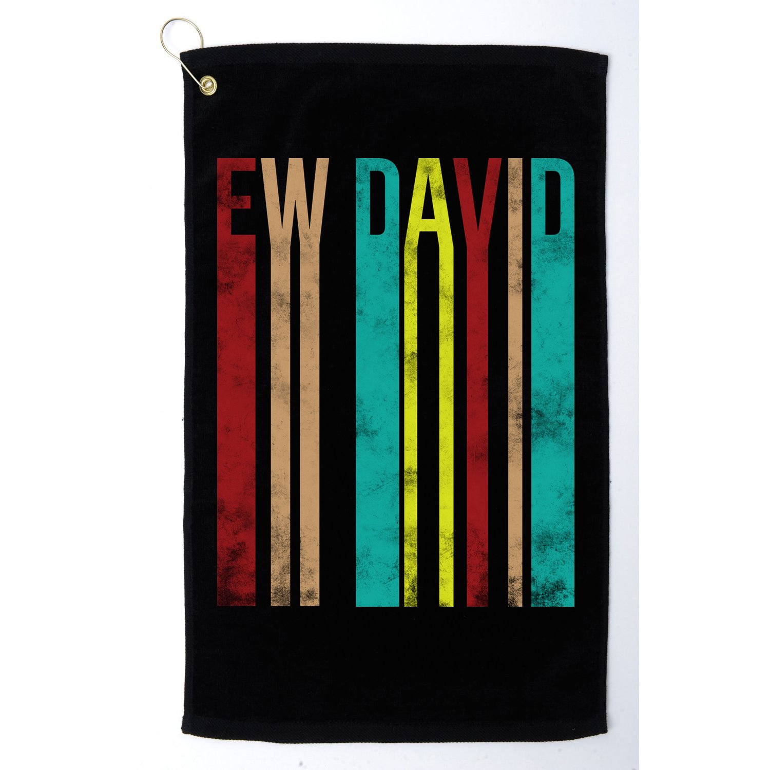 Ew David Retro Logo Golf Towel
