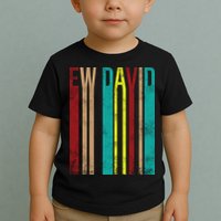 Ew David Retro Logo Toddler T-Shirt