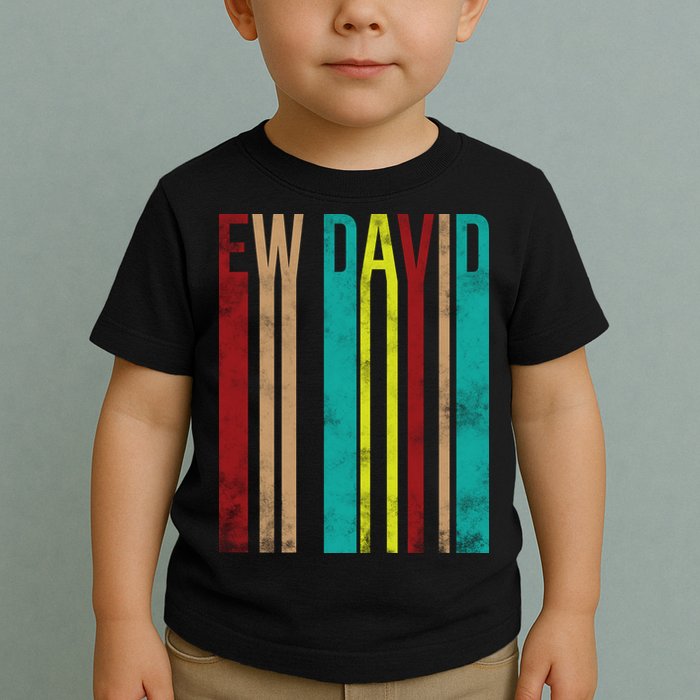 Ew David Retro Logo Toddler T-Shirt