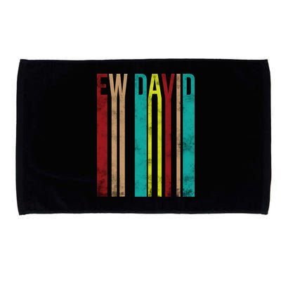 Ew David Retro Logo Microfiber Hand Towel