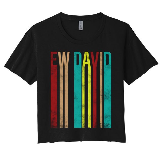 Ew David Retro Logo Crop Top