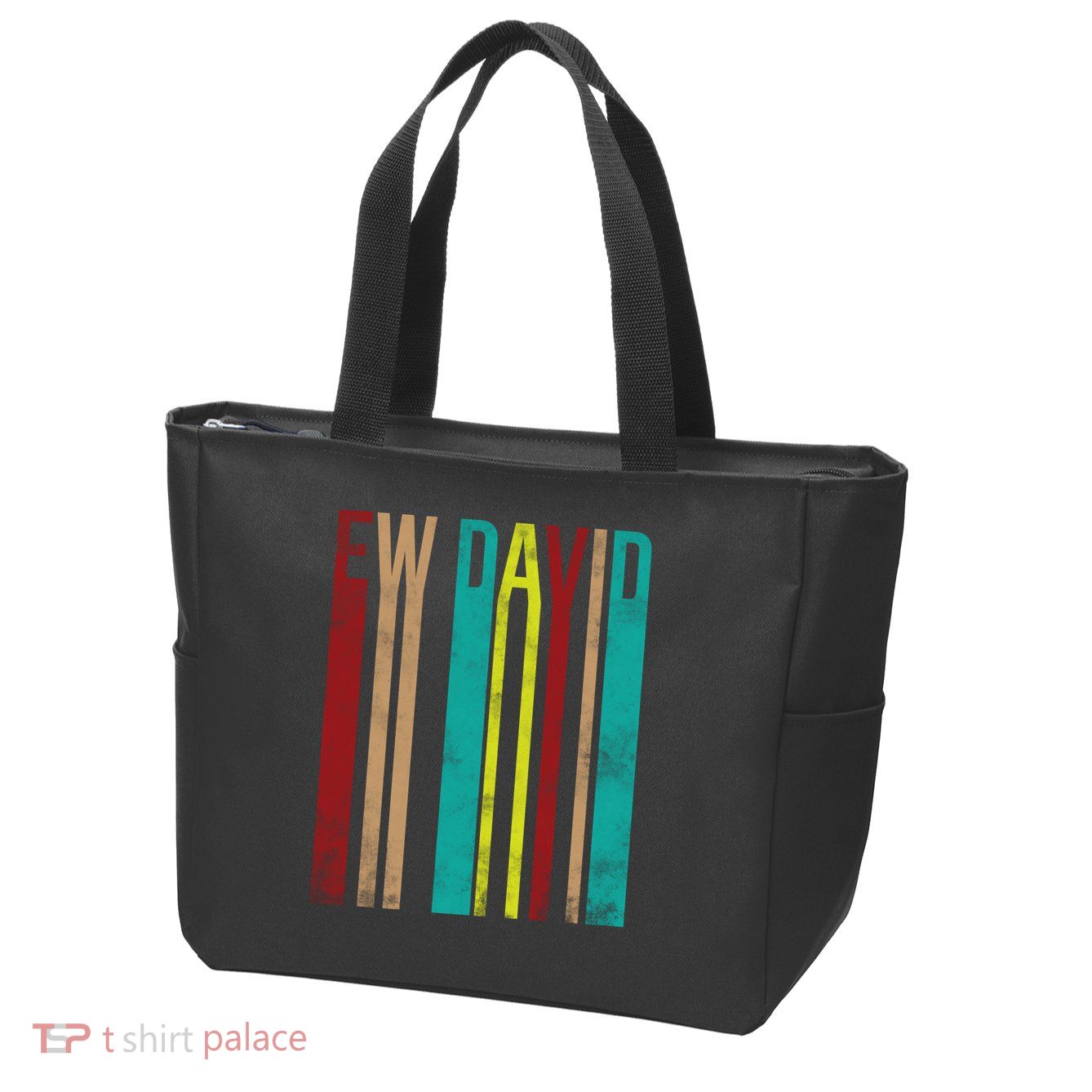 Ew David Retro Logo Zip Tote Bag