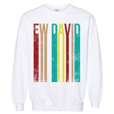 Ew David Retro Logo Garment-Dyed Sweatshirt