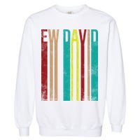 Ew David Retro Logo Garment-Dyed Sweatshirt