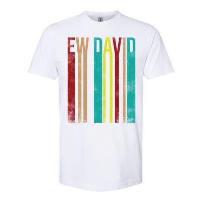 Ew David Retro Logo Softstyle® CVC T-Shirt