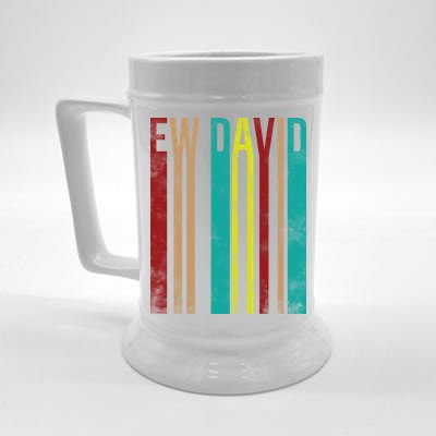 Ew David Retro Logo Beer Stein