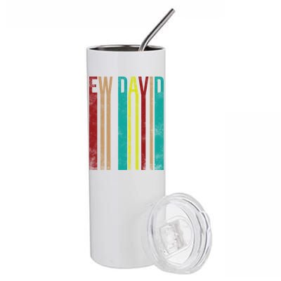 Ew David Retro Logo Stainless Steel Tumbler