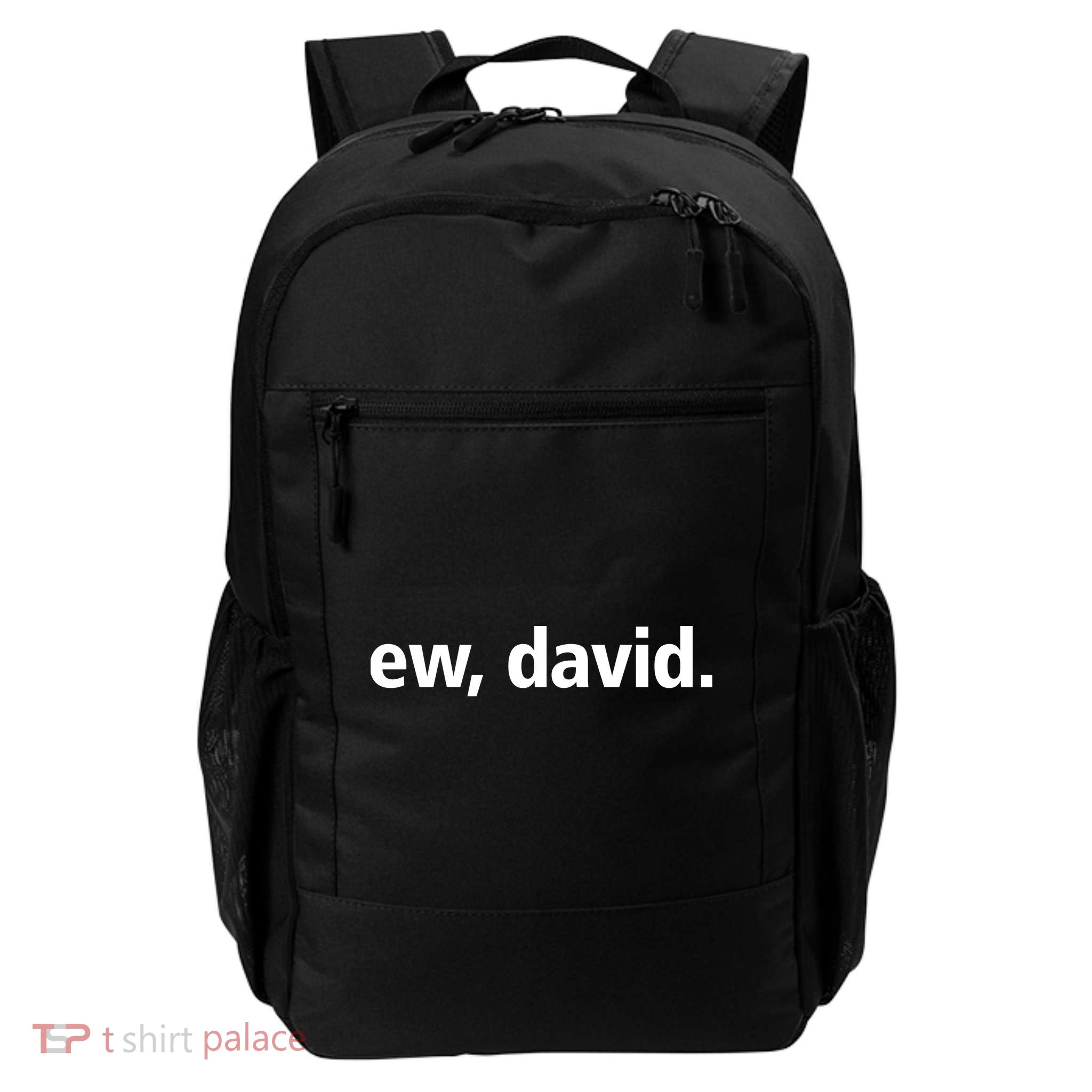 Ew David Simple Logo Backpack