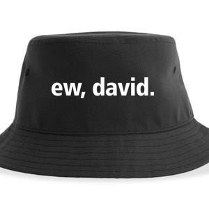 Ew David Simple Logo Sustainable Bucket Hat