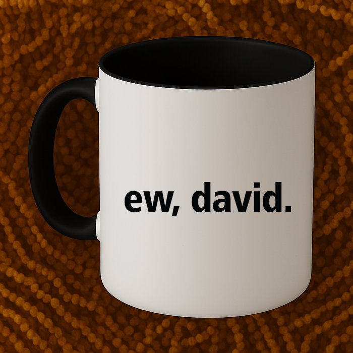 Ew David Simple Logo Mug