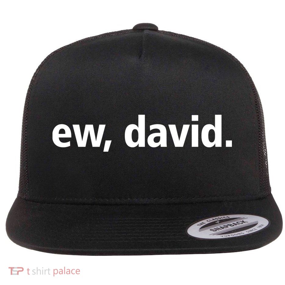 Ew David Simple Logo Flatbill Hat