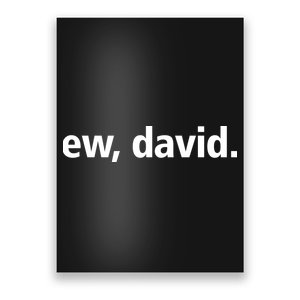 Ew David Simple Logo Poster