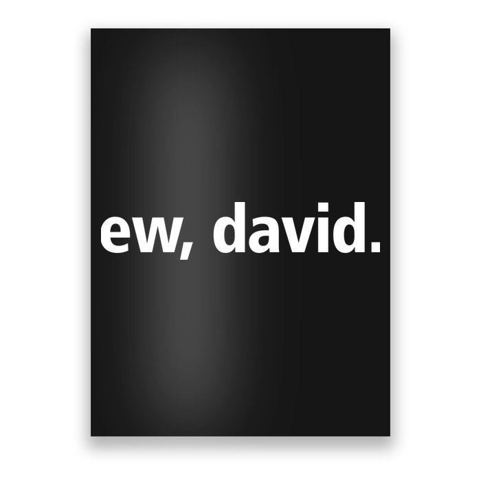 Ew David Simple Logo Poster