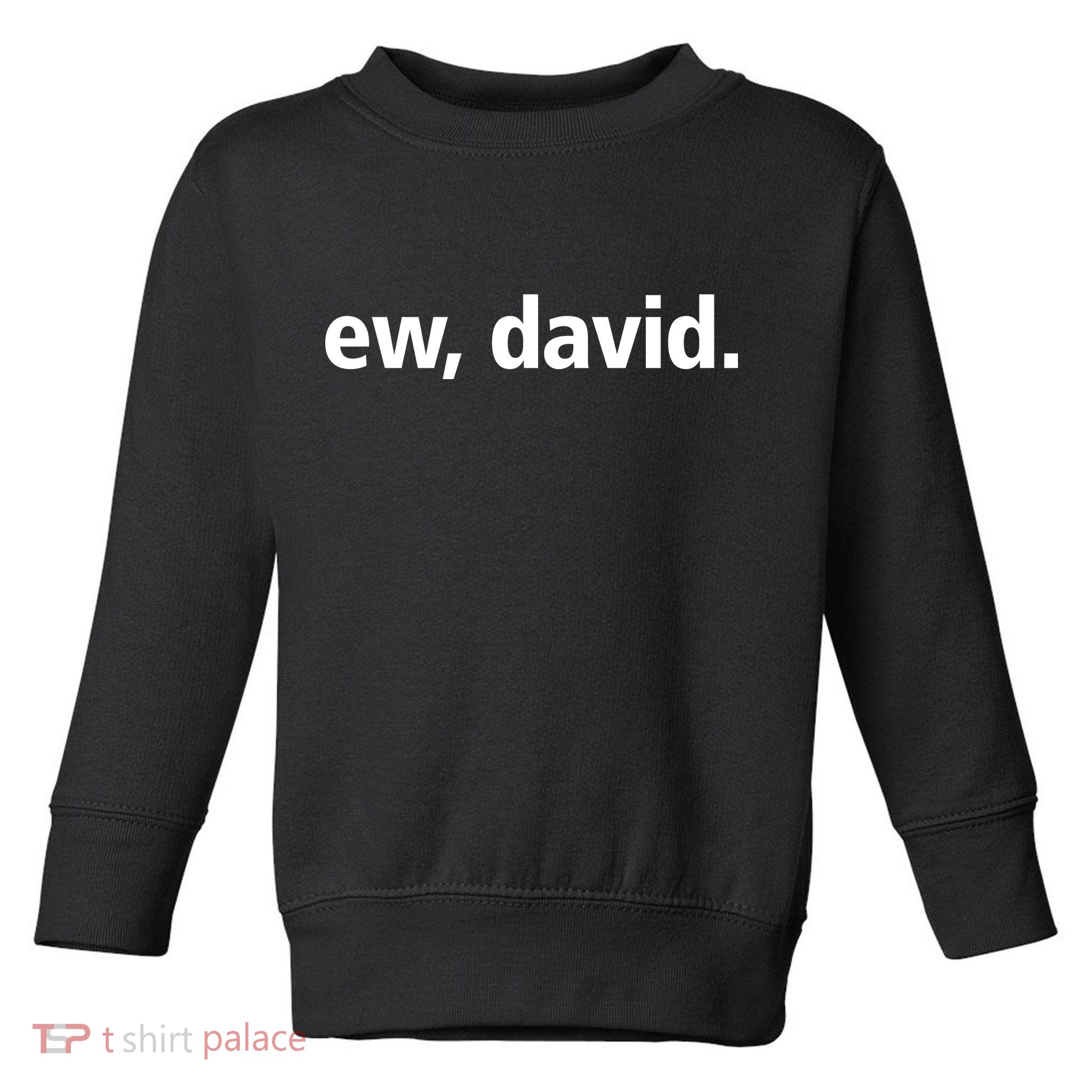 Ew David Simple Logo Toddler Sweatshirt