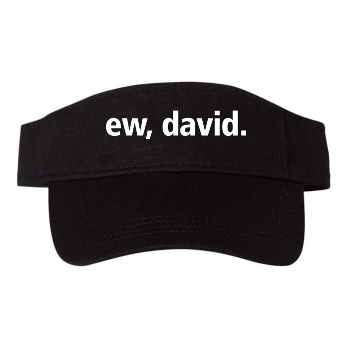 Ew David Simple Logo Valucap Bio-Washed Visor