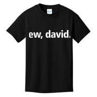 Ew David Simple Logo Kids T-Shirt