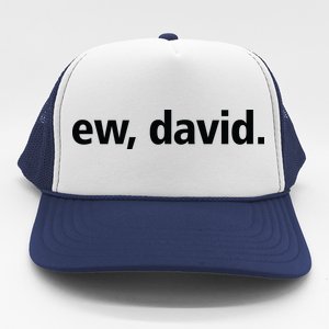 Ew David Simple Logo Trucker Hat