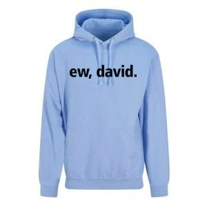 Ew David Simple Logo Unisex Surf Hoodie