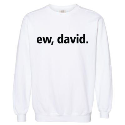 Ew David Simple Logo Garment-Dyed Sweatshirt