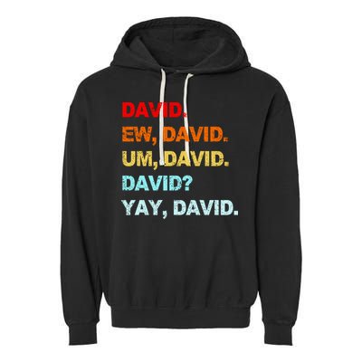 Ew David Yay David Garment-Dyed Fleece Hoodie