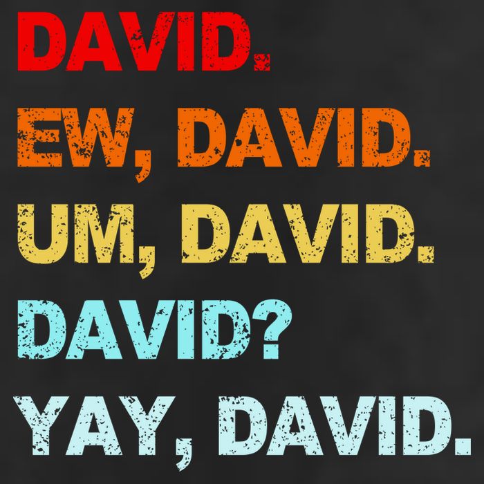 Ew David Yay David Garment-Dyed Fleece Hoodie