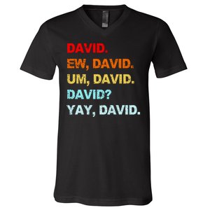 Ew David Yay David V-Neck T-Shirt