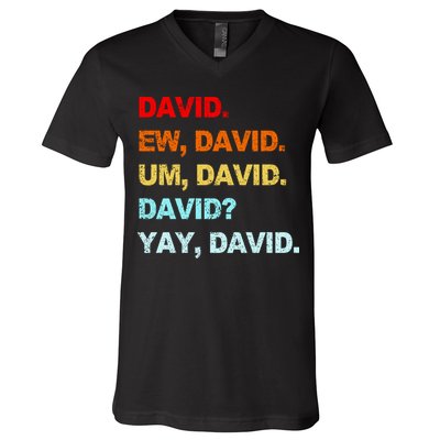 Ew David Yay David V-Neck T-Shirt