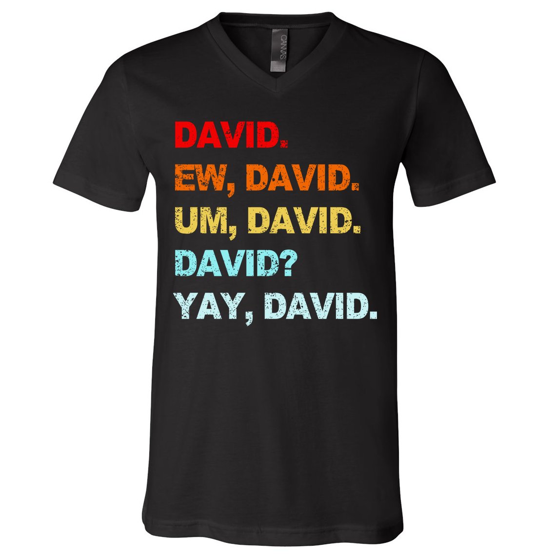 Ew David Yay David V-Neck T-Shirt